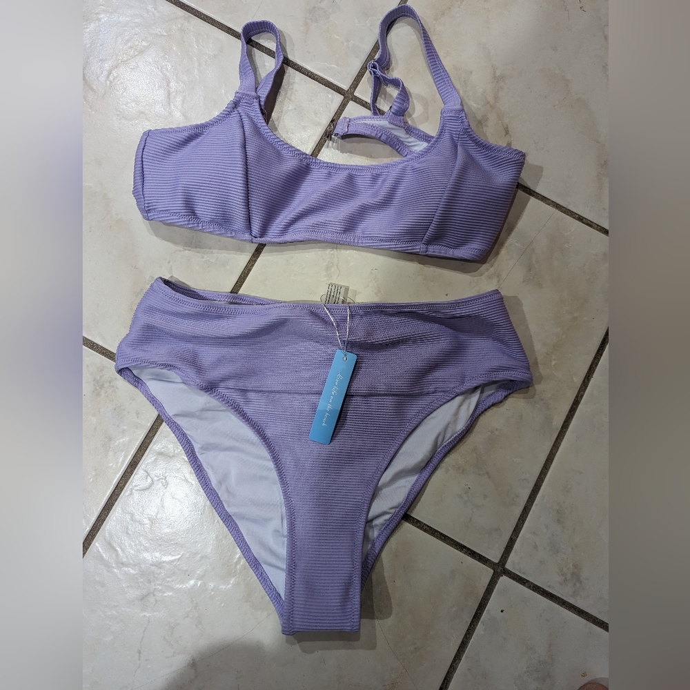 NWT purple bikini MED